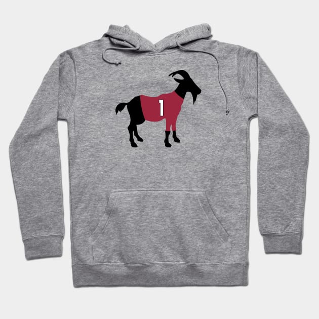 Kyler Murray GOAT Hoodie by cwijeta